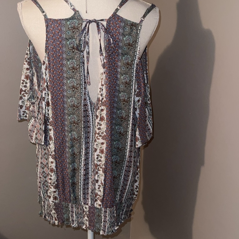 Buckle Daytrip Green, Cream and Mauve tank - Picture 4 of 5